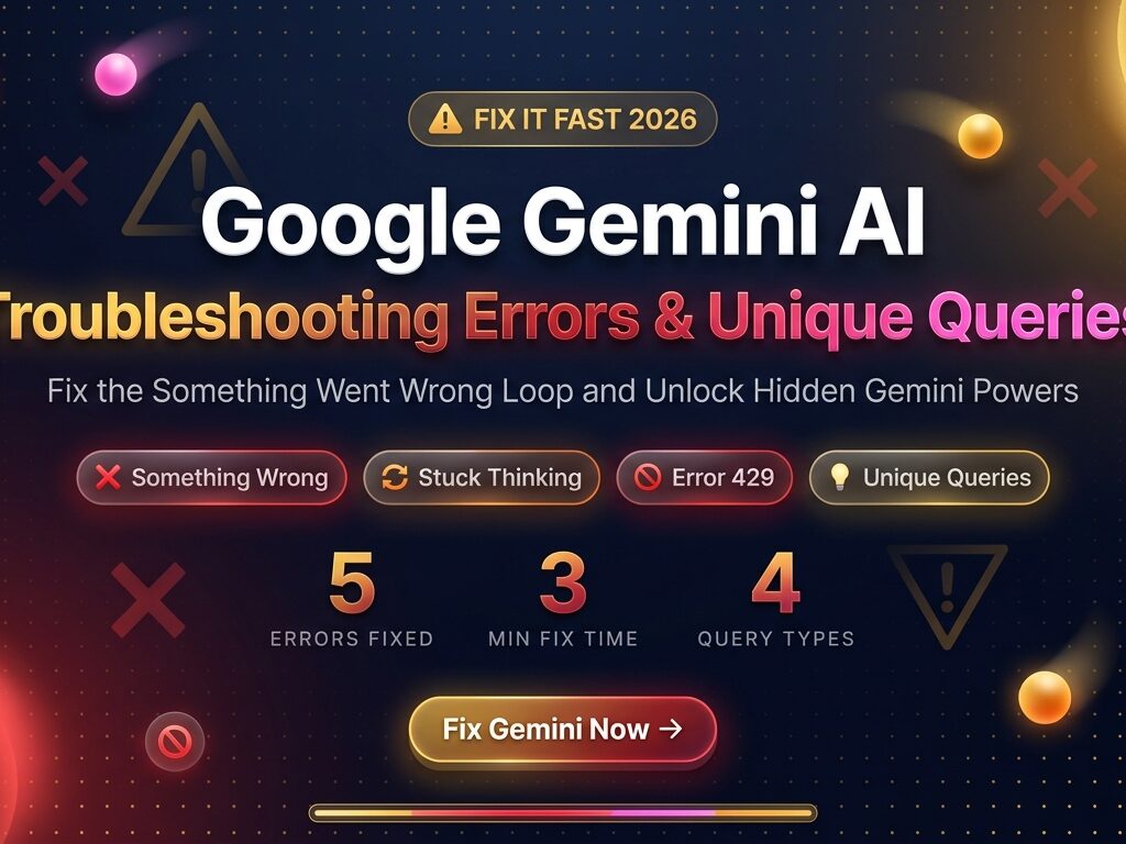 Google Gemini AI errors